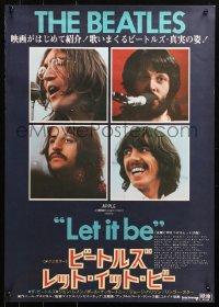 1b927 LET IT BE Japanese 1970 Beatles, John Lennon, Paul McCartney, Ringo Starr, George Harrison!