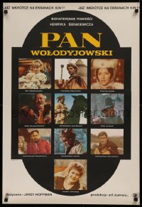 1b267 COLONEL WOTODYJOWSKI Polish 22x33 1969 Pan Wolodyjowski, cool images & Rapnicki art!