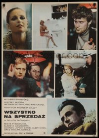 1b270 EVERYTHING FOR SALE Polish 23x32 1968 Andrzej Wajda, different images of top cast!