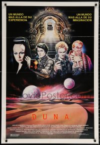 1b010 DUNE South American 1984 David Lynch classic, different cast art over desert planet Arrakis!