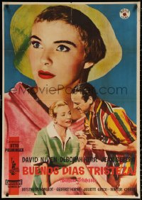 1b491 BONJOUR TRISTESSE Spanish 1962 directed by Otto Preminger, great different images!