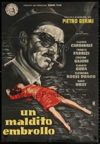 1b502 FACTS OF MURDER Spanish 1961 Claudia Cardinale, Pietro Germi's Un Maledetto Imbroglio!
