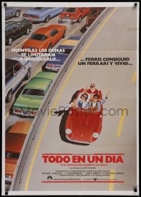 1b504 FERRIS BUELLER'S DAY OFF Spanish 1986 Matthew Broderick, John Hughes classic, different art!