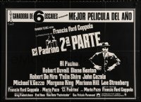 1b510 GODFATHER PART II awards Spanish 1974 Francis Ford Coppola classic crime sequel, Best Picture!