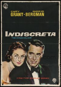 1b519 INDISCREET Spanish 1958 Cary Grant & Ingrid Bergman, directed by Donen, different Mac art!