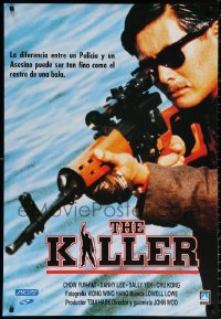 1b528 KILLER Spanish 1992 John Woo directed, image of Chow Yun-Fat w/assault rifle!