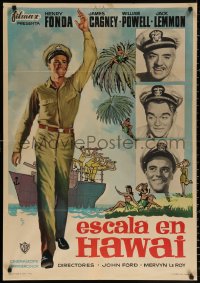 1b536 MISTER ROBERTS Spanish 1962 Henry Fonda, James Cagney, William Powell, Jack Lemmon, MCP!
