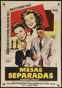 1b549 SEPARATE TABLES Spanish 1959 Burt Lancaster, Rita Hayworth, Deborah Kerr, David Niven!