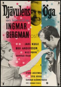 1b022 DEVIL'S EYE Swedish 1960 Ingmar Bergman directed, Jarl Kulle, Andersson & Jarrel!