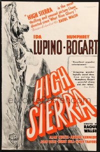 1b372 HIGH SIERRA English trade ad 1941 Humphrey Bogart as Mad Dog Killer Roy Earle, Ida Lupino!