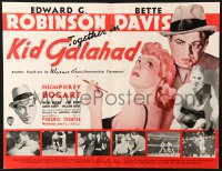 1b373 KID GALAHAD English trade ad 1937 Curtiz, Edward G. Robinson, Humphrey Bogart, Bette Davis!
