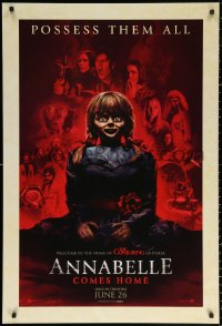 1c480 ANNABELLE COMES HOME teaser DS 1sh 2019 welcome to The Conjuring universe, possess them all!