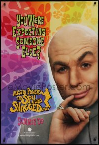 1c492 AUSTIN POWERS: THE SPY WHO SHAGGED ME teaser 1sh 1997 Mike Myers as Dr. Evil!