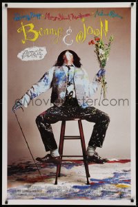 1c520 BENNY & JOON DS 1sh 1993 Mary Stuart Masterson, Aidan Quinn, Johnny Depp covered in paint!
