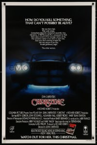 1c552 CHRISTINE advance 1sh 1983 written by Stephen King, directed by John Carpenter, killer car!