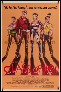 1c556 CLASS OF 1984 1sh 1982 art of bad punk teens, we are the future & nothing can stop us!