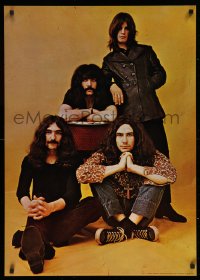 1c270 BLACK SABBATH 24x34 Danish commercial poster 1970s Butler, Tony Iommi, Bill Ward & Ozzy!
