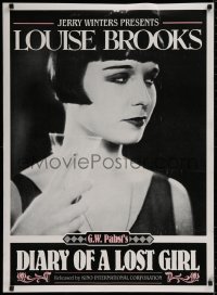 1c277 DIARY OF A LOST GIRL 26x36 commercial poster 1982 bad girl Louise Brooks, directed by G.W. Pabst!