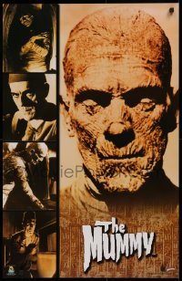 1c299 MUMMY 22x35 commercial poster 2000s best portraits of Boris Karloff as the monster!