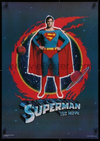 1c322 SUPERMAN 23x32 Scottish commercial poster 2006 Bob Peak, you'll believe a man can fly!
