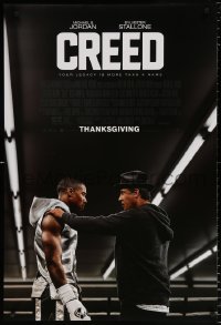 1c563 CREED advance DS 1sh 2015 image of Sylvester Stallone as Rocky Balboa with Michael Jordan!