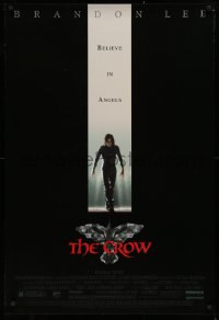 1c567 CROW 1sh 1994 Brandon Lee's final movie, believe in angels, cool image!