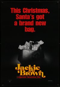 1c702 JACKIE BROWN teaser 1sh 1997 Quentin Tarantino, Santa's got a brand new bag!