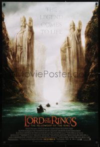 1c735 LORD OF THE RINGS: THE FELLOWSHIP OF THE RING advance 1sh 2001 J.R.R. Tolkien, Argonath!
