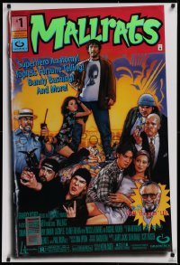 1c751 MALLRATS DS 1sh 1995 Kevin Smith, Snootchie Bootchies, Stan Lee, comic artwork by Drew Struzan