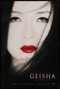 1c762 MEMOIRS OF A GEISHA teaser DS 1sh 2005 Rob Marshall, close up of pretty Ziyi Zhang!
