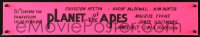 1c035 PLANET OF THE APES paper banner 1968 classic sci-fi, great completely different design!