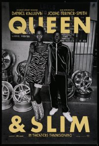 1c826 QUEEN & SLIM teaser DS 1sh 2019 Andre Wagner image of Daniel Kaluuya and Jodie Turner-Smith!