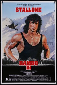 1c834 RAMBO III 1sh 1988 Sylvester Stallone returns as John Rambo, this time is for his friend!