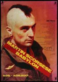 1c171 MARTIN SCORSESE BABYLON 23x33 German film festival poster 2017 De Niro in Taxi Driver!