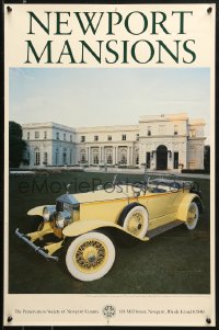 1c418 NEWPORT MANSIONS 19x28 special poster 1980s Rolls Royce from The Great Gatsby!
