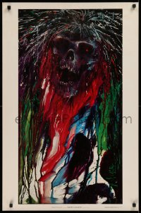 1c132 NIGHT GALLERY 23x35 art print 1972 Fright Night, great Tom Wright horror art!