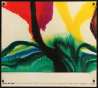 1c237 PAUL JENKINS PAINTINGS 18x20 museum/art exhibition 1978 Phenomena Rain Forest by the artist!