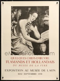 1c238 QUELQUES CHEFS-D'OEUVRE FLAMANDS ET HOLLANDAIS 19x26 French museum/art exhibition 1958 cool!