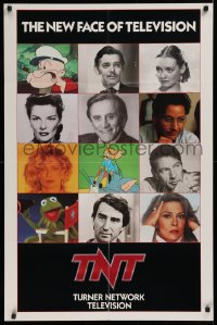 1c152 TNT tv poster 1988 Gable, Davis, Hepburn, Douglas, Estevez, Fawcett, Cooper, Waterston, Dunaway!