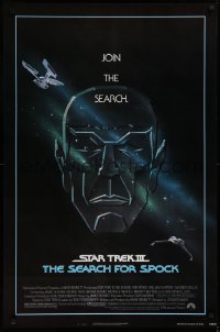 1c910 STAR TREK III 1sh 1984 The Search for Spock, art of Leonard Nimoy by Huyssen & Huerta!
