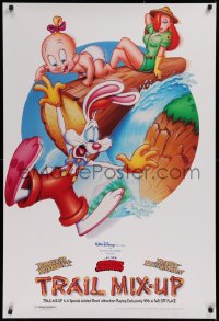 1c956 TRAIL MIX-UP DS 1sh 1993 John Hom art Roger Rabbit, Baby Herman, Jessica Rabbit!