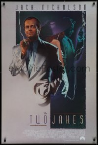1c964 TWO JAKES int'l 1sh 1990 cool art of smoking Jack Nicholson by Rodriguez!