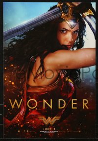 1c196 WONDER WOMAN group of 3 mini posters 2017 sexiest Gal Gadot in title role & as Diana Prince!