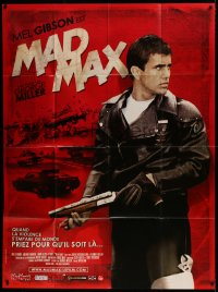 1d161 MAD MAX French 1p R2008 George Miller classic, cool different image of Mel Gibson, rare!