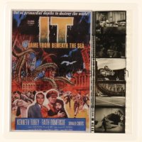1d244 IT CAME FROM BENEATH THE SEA English film strip collectible 2000s cool poster art + scenes!