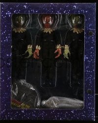1d214 INVASION OF THE SAUCER MEN BFFF AIP 12 inch collectible figures 2000s THREE cabbage head aliens!