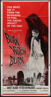 1f003 BURN WITCH BURN 3sh 1962 undead demons of Hell arise to terrorize the world!
