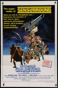 1f067 BATTLESTAR GALACTICA style C 1sh 1978 great sci-fi art by Robert Tanenbaum!