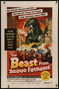 1f068 BEAST FROM 20,000 FATHOMS 1sh 1953 Ray Bradbury's tale of the sea's master-beast of the ages!