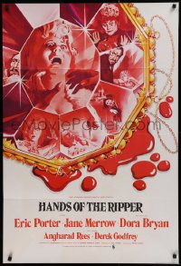 1f114 HANDS OF THE RIPPER English 1sh 1971 Jack the Ripper kills again through his daughter!